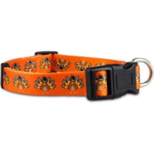 Limeloot Collar de perro de Acción de Gracias pavos_1