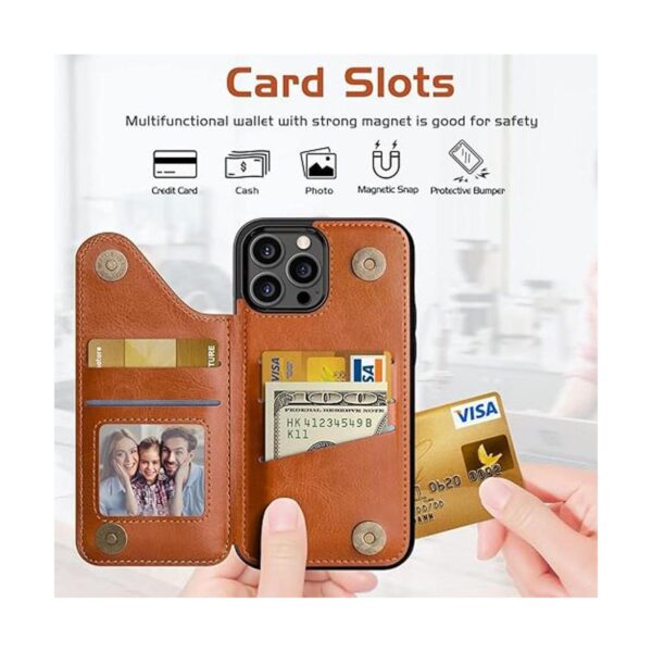 LOHASIC Funda tipo cartera para iPhone 14 Pro Max 5_3