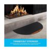 FLASLD Fireproof Fireplace Mat 2848 Inch FlameResistant_4