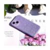 MATEPROX Funda compatible con iPhone 14 con brillantes y_2