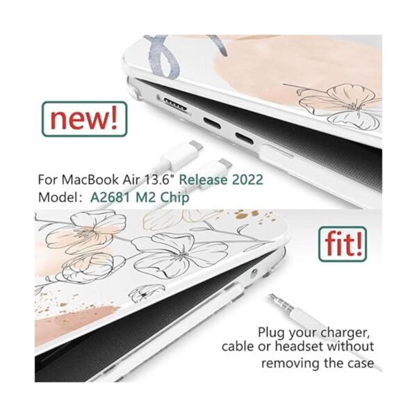 MEEgoodo Funda para MacBook Air M2 2022 versión A2681 M2_2