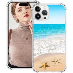 MUQR Funda compatible con iPhone 14 Pro Max para playa_1