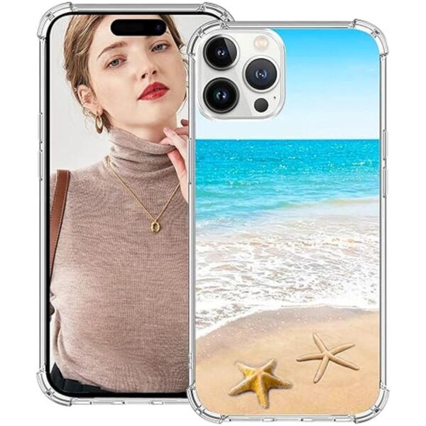 MUQR Funda compatible con iPhone 14 Pro Max para playa_1