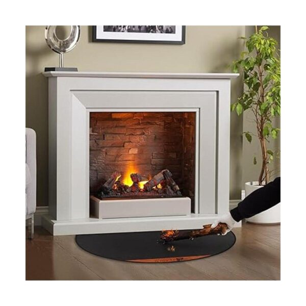 FLASLD Fireproof Fireplace Mat 2848 Inch FlameResistant_2
