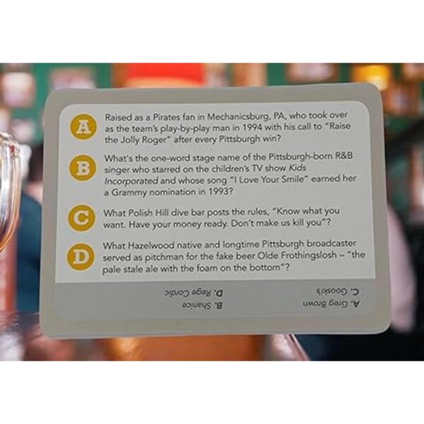 You Gotta Know Pittsburgh Hometown Juego de trivia_5