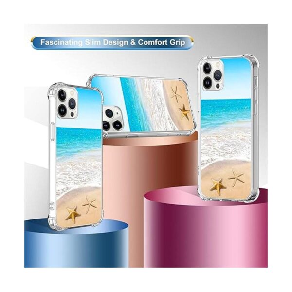 MUQR Funda compatible con iPhone 14 Pro Max para playa_4
