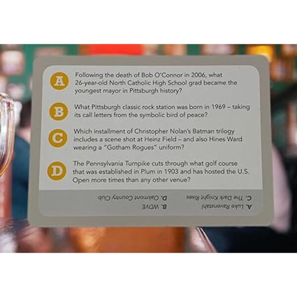 You Gotta Know Pittsburgh Hometown Juego de trivia_4