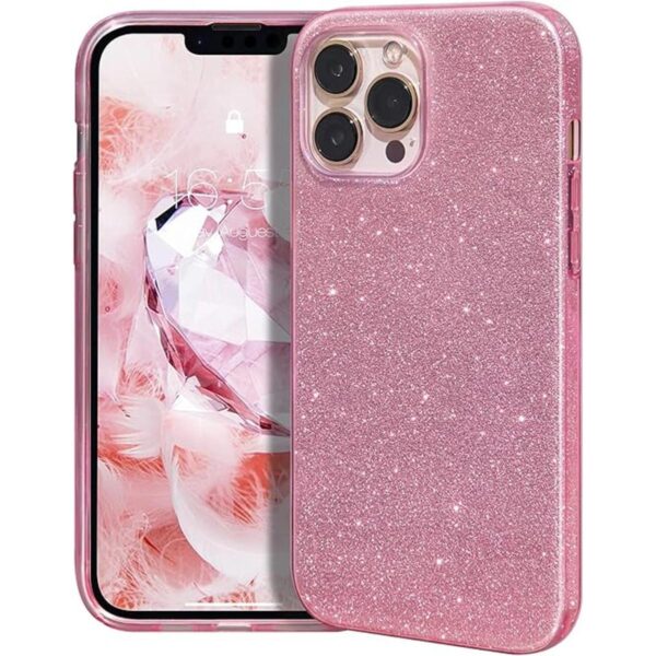 MATEPROX Funda compatible con iPhone 14 Pro con brillantes_1