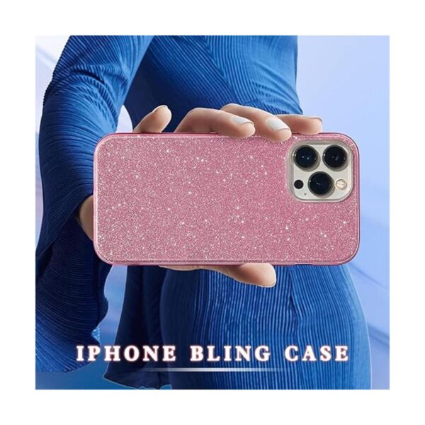 MATEPROX Funda compatible con iPhone 14 Pro con brillantes_3