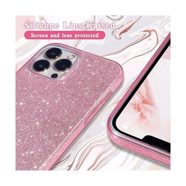 MATEPROX Funda compatible con iPhone 14 Pro con brillantes_2