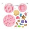 Juego de 3 moldes de silicona para tartas con temática de_1