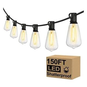 Brightever Cadena de luces para exteriores de 150 pies_1