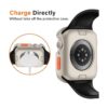 Amizee Funda resistente compatible con Apple Watch Series_5