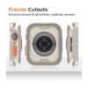 Amizee Funda resistente compatible con Apple Watch Series_4