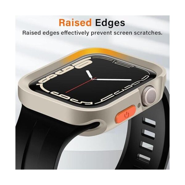Amizee Funda resistente compatible con Apple Watch Series_3