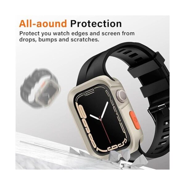 Amizee Funda resistente compatible con Apple Watch Series_2