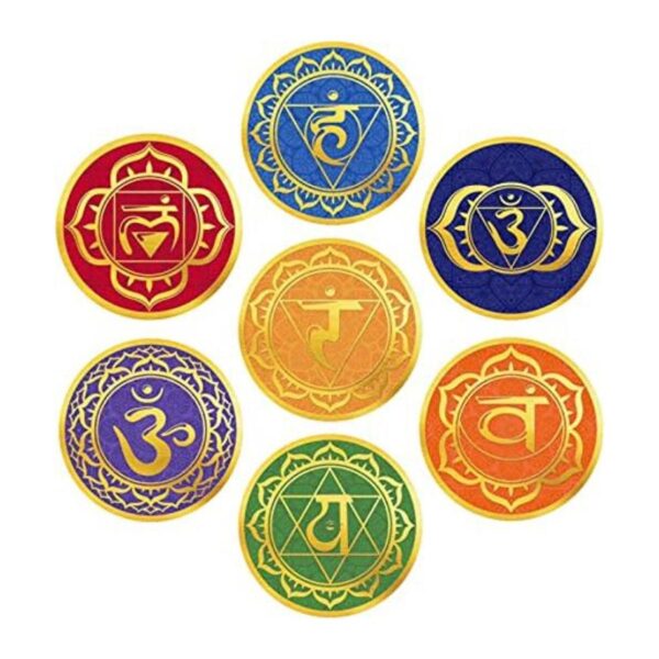 Maydahui Calcomanías de pared de chakras calcomanías de