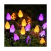 C7 Halloween Strawberry String Lights 50 LED 24Ft Orange