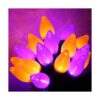 C7 Halloween Strawberry String Lights 50 LED 24Ft Orange