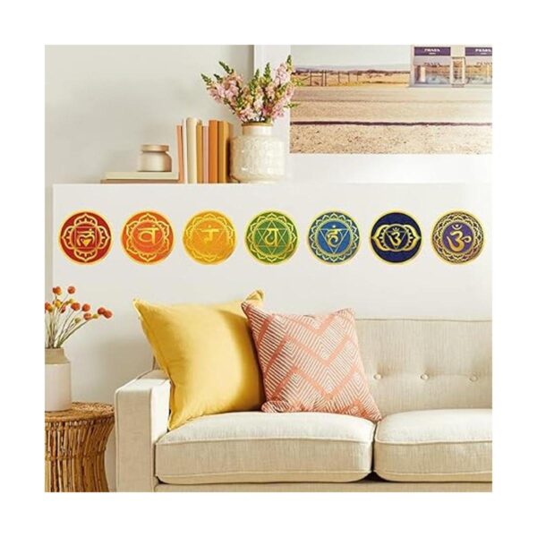 Maydahui Calcomanías de pared de chakras calcomanías de