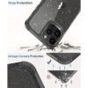 MIODIK Funda compatible con iPhone 14 Pro con protector_3