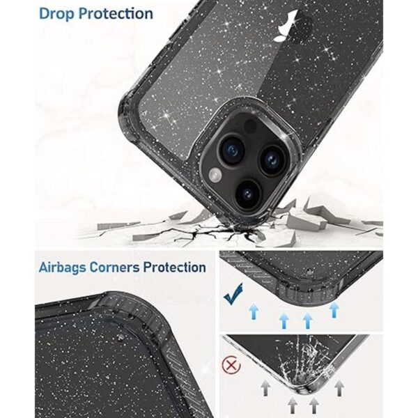 MIODIK Funda compatible con iPhone 14 Pro con protector_3