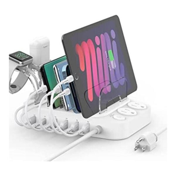 SooPii Estación de carga USB de 70 W y 6 puertos para_1