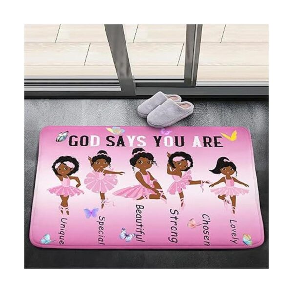 Alfombras afroamericanas de niña negra para dormitorio_2
