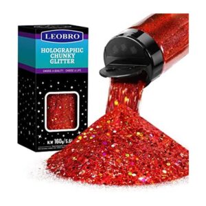 Brillo LEOBRO de 5.64 oz5.64 onzas purpurina gruesa
