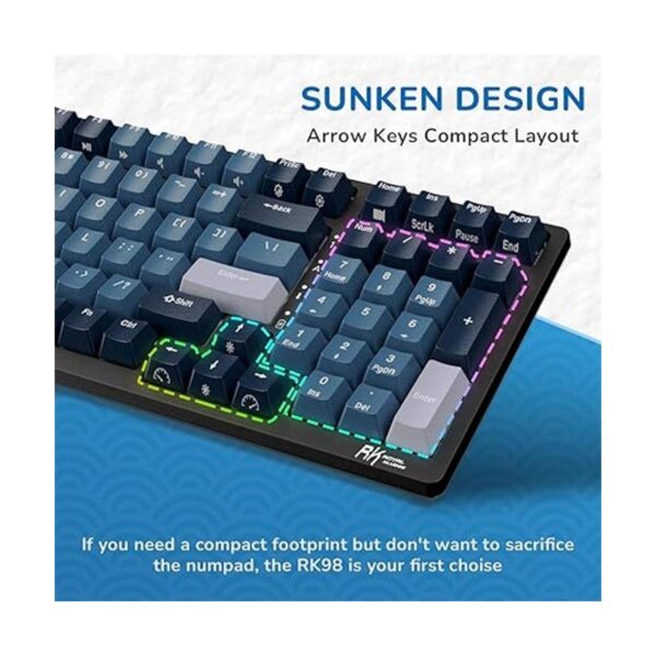 RK ROYAL KLUDGE RK98 Mechanical Gaming Keyboard Triple_2