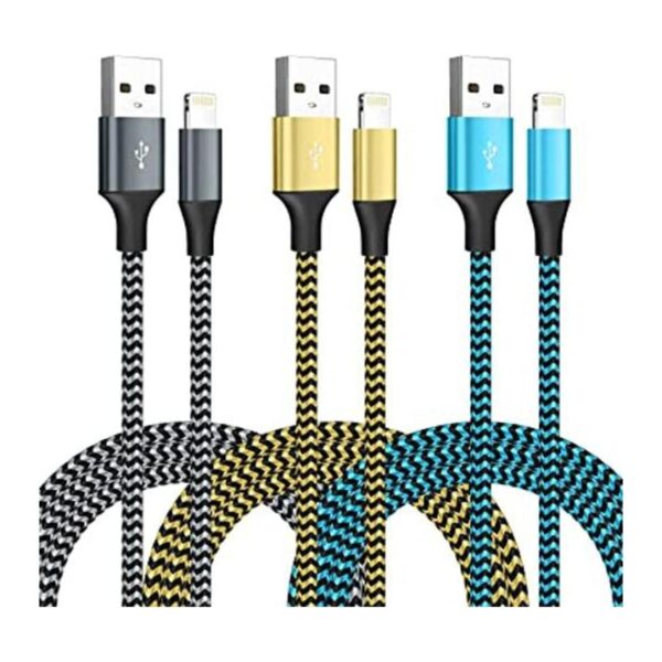 Certificado MFi Paquete de 3 cargadores para iPhone de 6_1