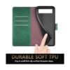SUANPOT Funda tipo cartera PU Google Pixel 6A verde mar_5