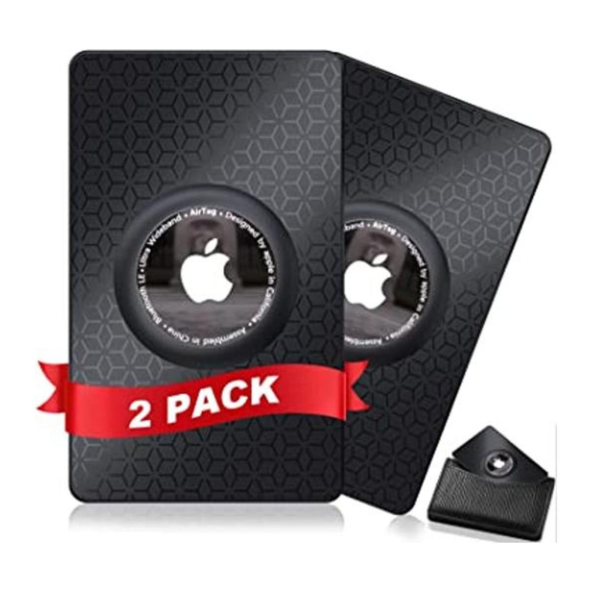 Paquete de 2 soportes para cartera Airtag funda ultrafina