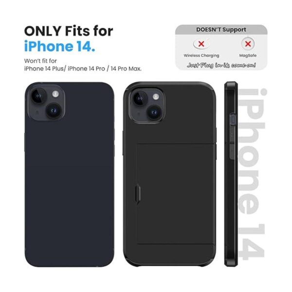 Jiunai Funda para iPhone 14 cartera tarjetero para_2