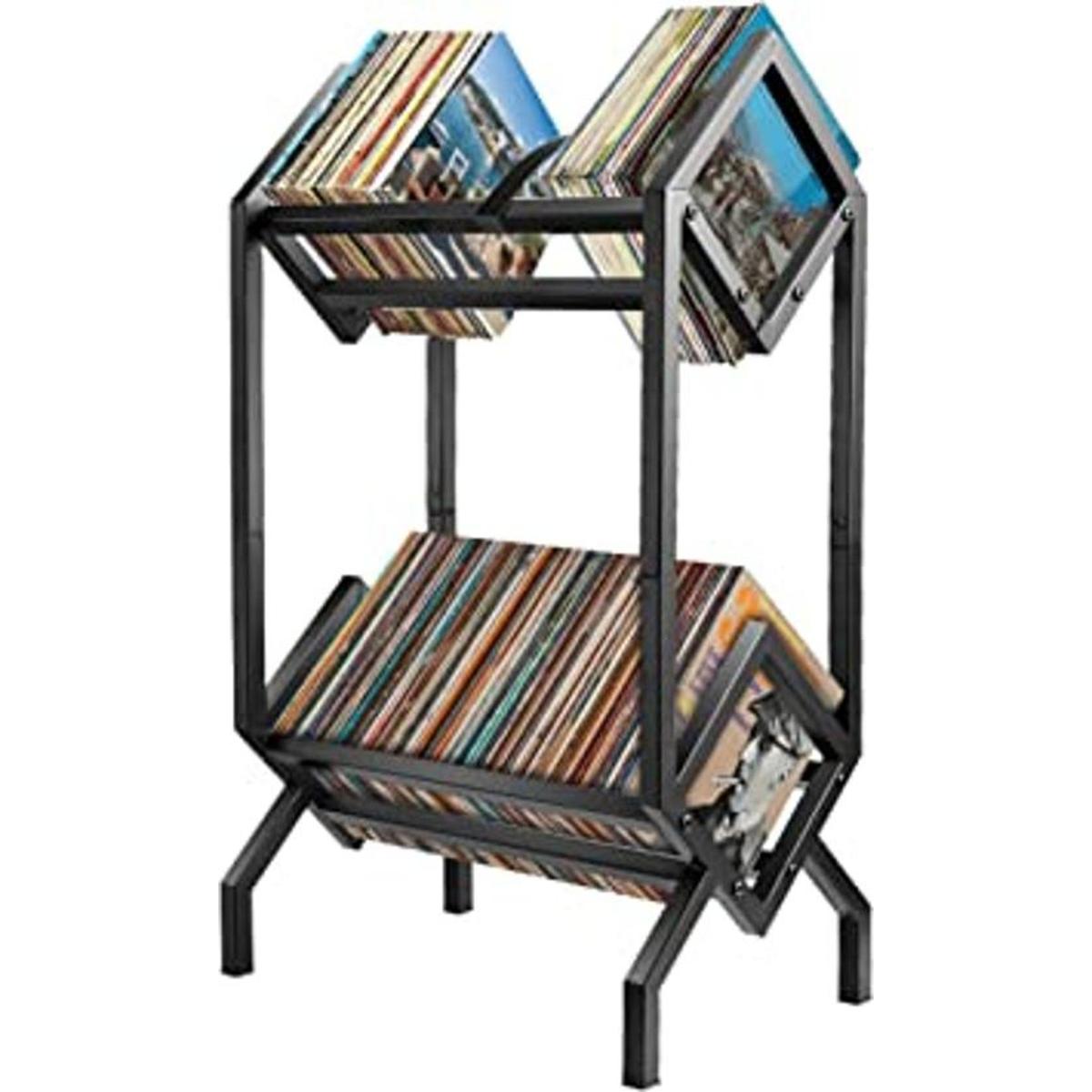 BOEASTER Soporte para discos de vinilo soporte para