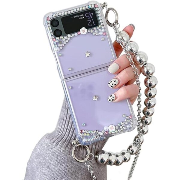 Omio Funda compatible con Samsung Galaxy Z Flip 4 5G con_1