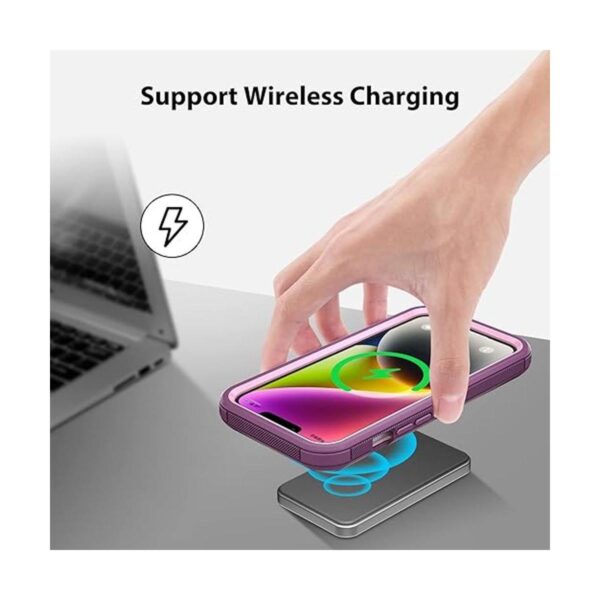 Jiunai Funda para iPhone 14 Plus a prueba de golpes_2