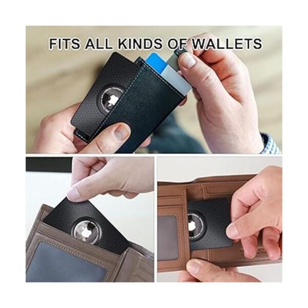 Paquete de 2 soportes para cartera Airtag funda ultrafina_6