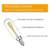 Bombilla LED T6 de 25 vatios E12 moderna lámpara de araña