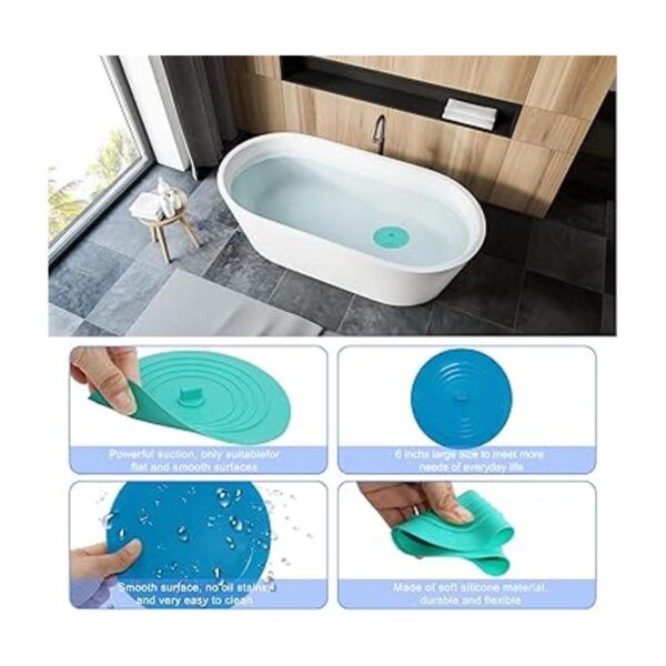 de 4 tapones universales de silicona desage de