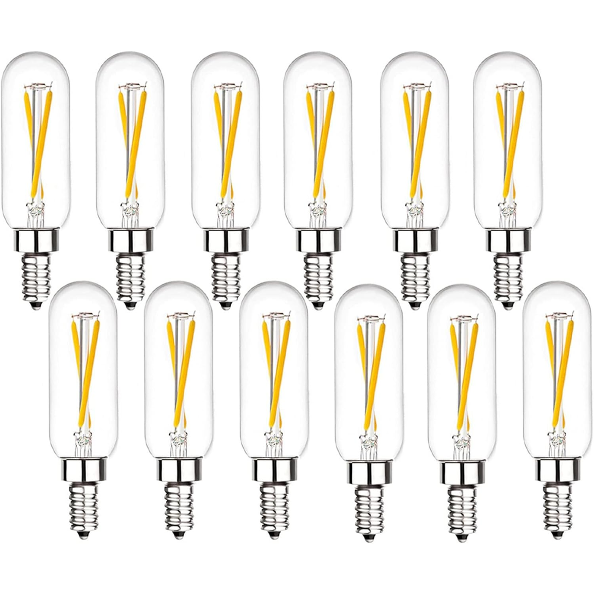 Bombilla LED T6 de 25 vatios E12 moderna lámpara de araña
