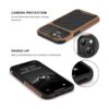 TENDLIN Funda compatible con iPhone 14 de grano de madera_4