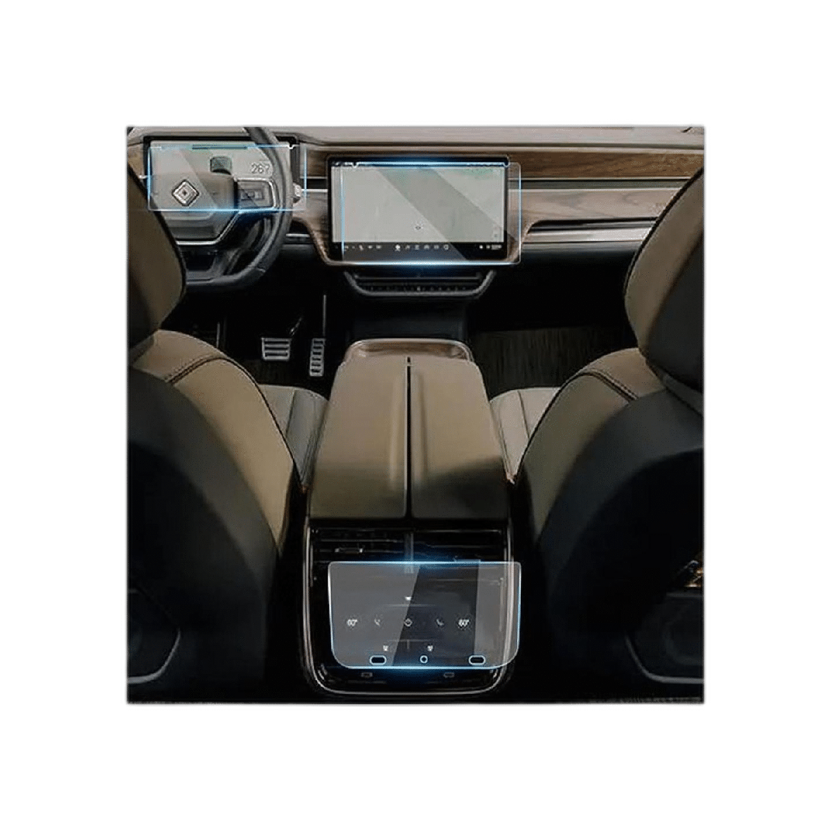 amFilm Protector de pantalla de vidrio para Rivian R1T