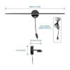 MantoLite Accesorios de iluminación LED regulables para