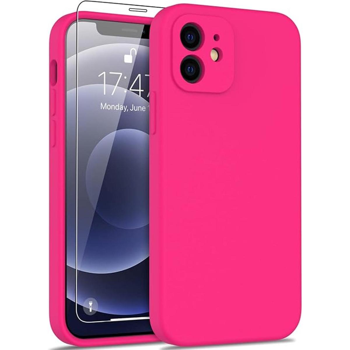 DEENAKIN Funda para iPhone 12 con protector de pantalla