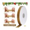3 rollos de cinta de terciopelo vintage de Navidad cinta