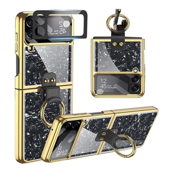 NINKI Funda de anillo de lujo compatible con Samsung_1