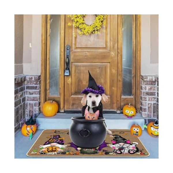 Tapete de gnomo de Halloween para decoración de