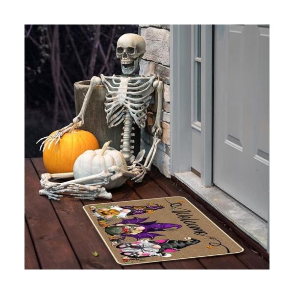 Tapete de gnomo de Halloween para decoración de