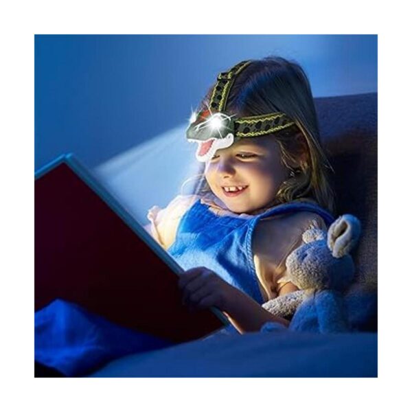 Faros delanteros de dinosaurio TRex LED para niños_2